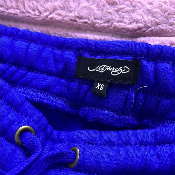 🩵WMNS • NWT🏷️ Ed Hardy Blue Sweat Pants!🩵 - Picture 4 of 8
